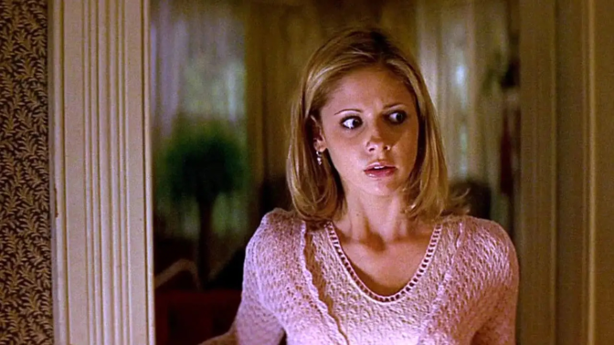 Sarah Michelle Gellar i Skrik 2.
