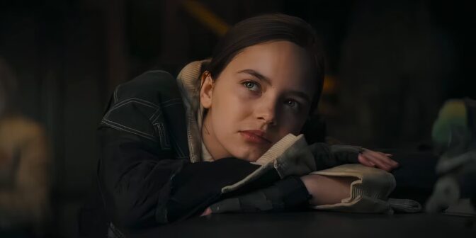 Ryan Kiera Armstrong som Fern i Star Wars: Skeleton Crew.