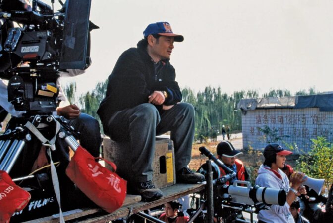 Ang Lee under innspillingen av "Crouching Tiger, Hidden Dragon".