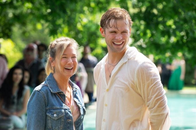 Renée Zellweger og Leo Woodall.