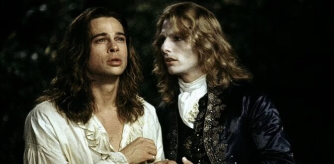 Brad Pitt og Tom Cruise i "En vampyrs bekjennelser".