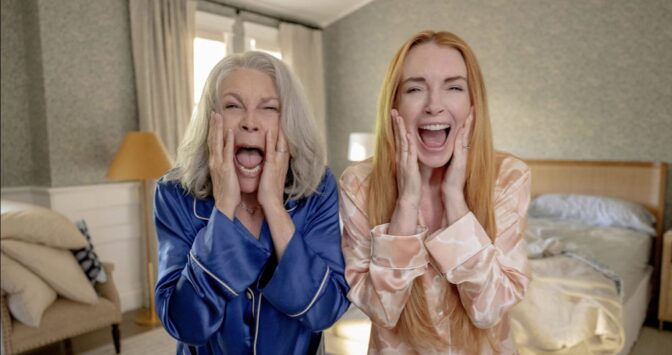 Jamie Lee Curtis og Lindsay Lohan i "Freakier Friday