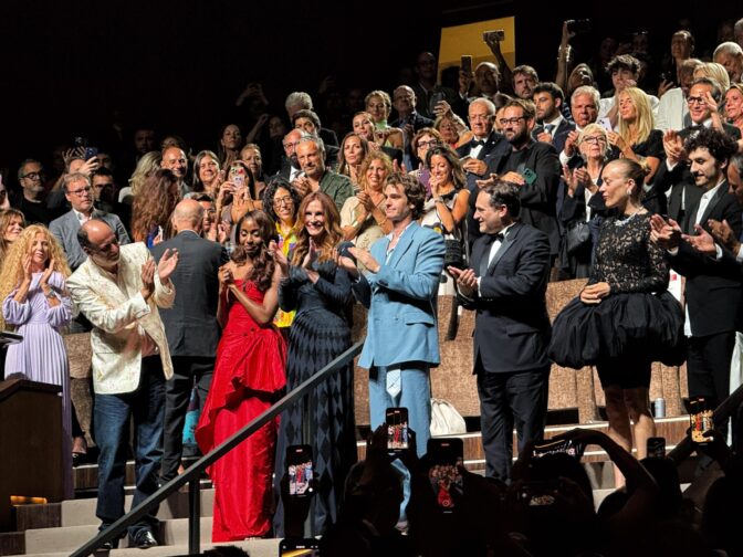 Julia Roberts, for første gang på filmfestivalen i Venezia.