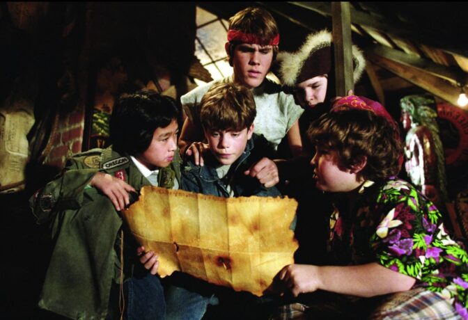 Originalbesetningen i "The Goonies".