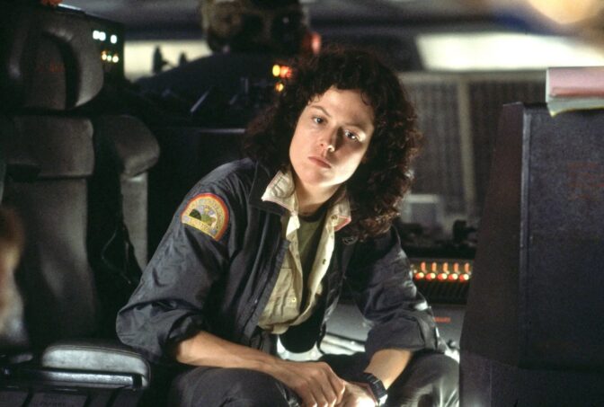 En imponert Sigourney Weaver.