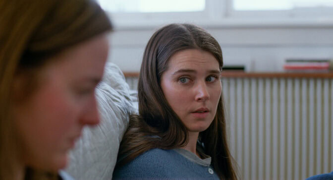 Skuespiller Inga-Ibsdotter Lilleaas i en scene fra «Affeksjonsverdi». Foto: Kasper Tuxen-Andersen