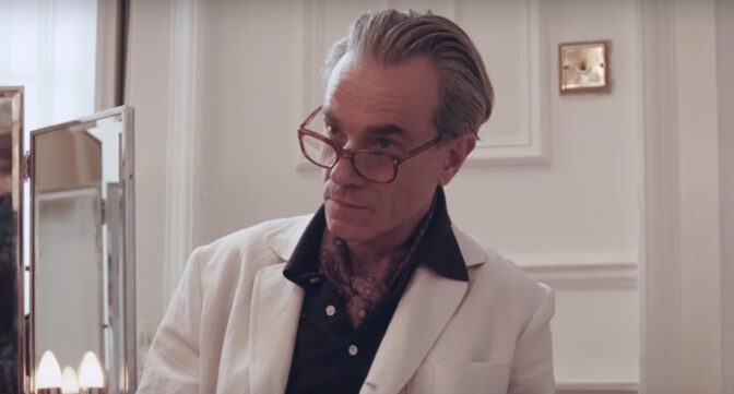 Daniel Day-Lewis i "Phantom Thread". Som ikke var hans siste film.