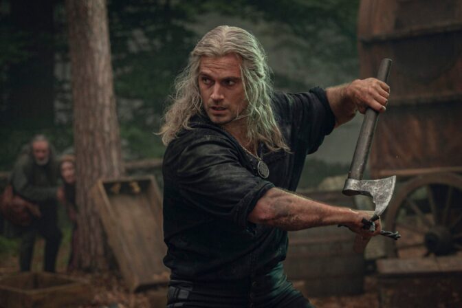 Henry Cavill som Geralt av Rivia i "The Witcher".