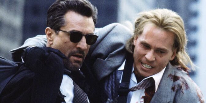 DeNiro og Kilmer i "Heat" fra 1995.