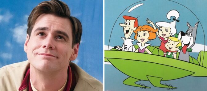 Jim Carrey i "The Truman Show" og "The Jetsons".