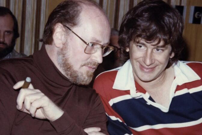 John Williams og Steven Spielberg i dokumentarfilmen "Music By John Williams".