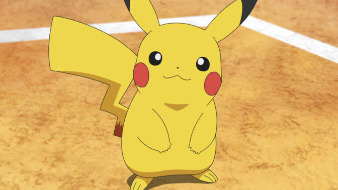Pikachu og TV-serien "Pokémon".