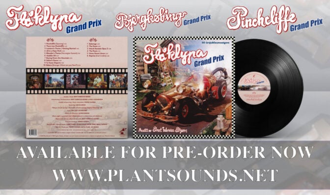 Ny utgave – 50 år etter – av «Flåklypa Grand Prix» – på vinyl. Originalvinylen innholdt kun dialog, den gang kalt hørespill.