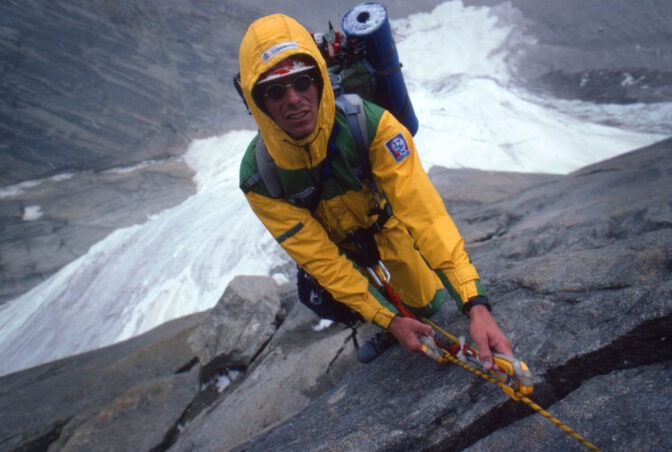 Dag Kolsrud fra sin første klatretur i Trongo- massivet i 1984.