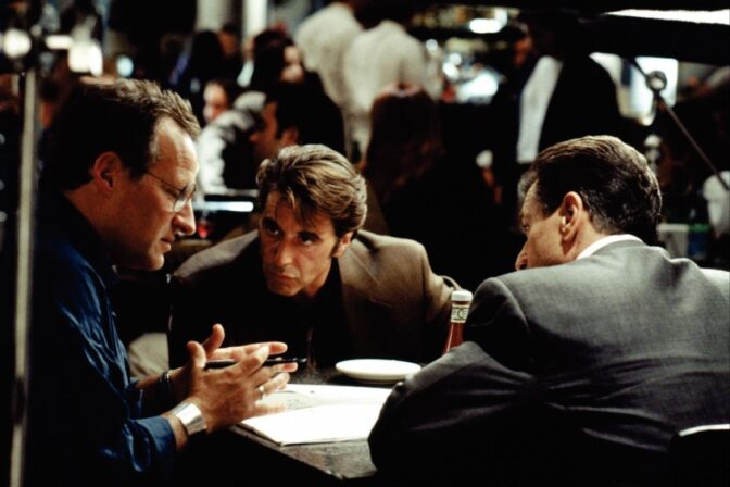 Michael Mann, Robert De Nero og Al Pacino i "Heat"