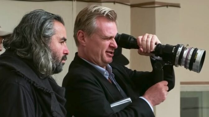 Houte van Hoytema og Christopher Nolan.