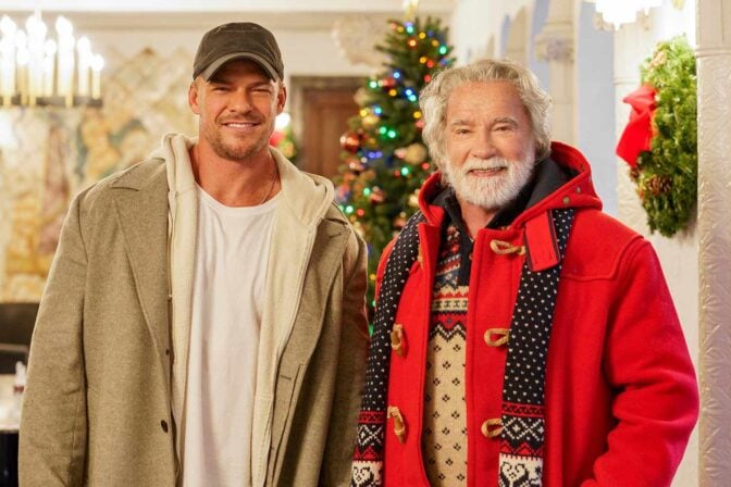 To tøffe gutter som venter på premieren.