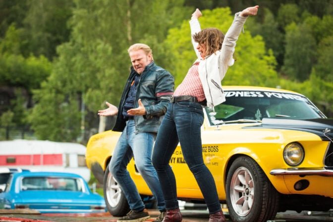 Både "Lillegul" og Anders Baasmo kan juble - det blir mer "Børning"! © SF Studios