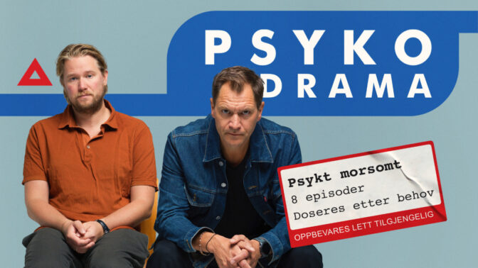Per Kjerstad og Ole Christoffer Ertvaag i "Psychodrama"
