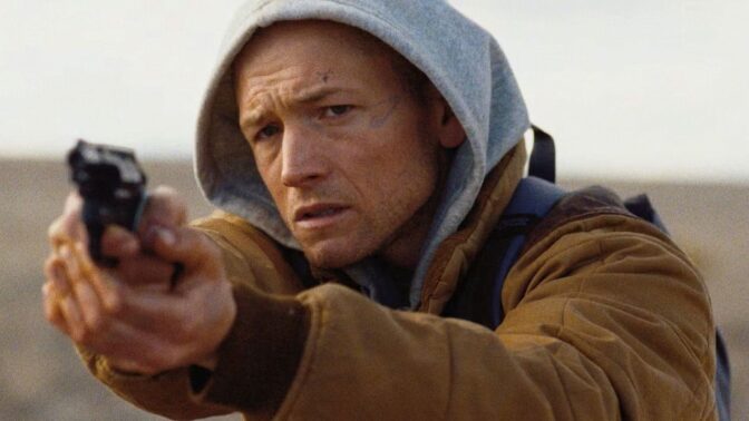 "She Rides Shotgun", 2025, Taron Egerton