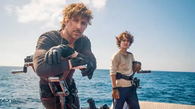 Ryan Gosling og Flynn Gray posserer for oss i "Star Wars: Starfighter"