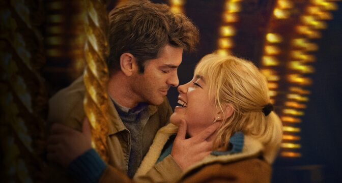 Florence Pugh og Andrew Garfield i "We Live In Time"