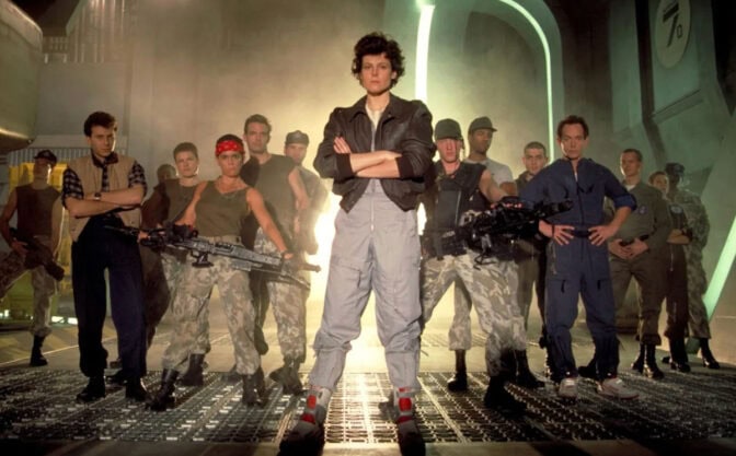 Hele teamet fra "Aliens"