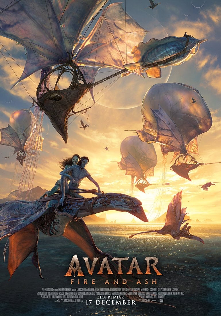 Anmeldelse: &laquo;Avatar – Fire and Ash&raquo; – 3 timers visuelt mesterverk av en spektakulær eventyrfantasi!