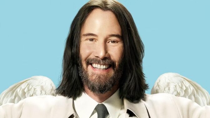 Reeves spiller en engel i "Good Fortune"