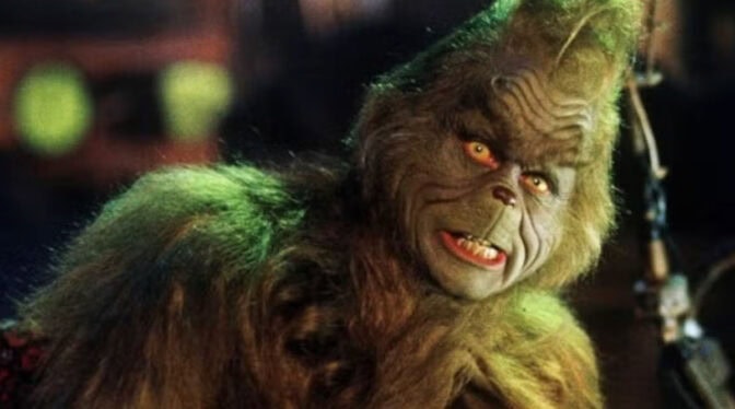Jim Carrey som Grinchen i "Grinchen - Stjålet jul"
