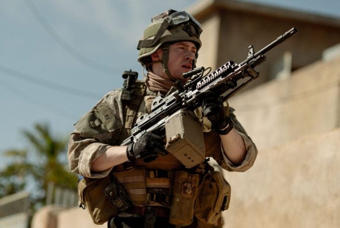 "Warfare" trender på Prime Video.