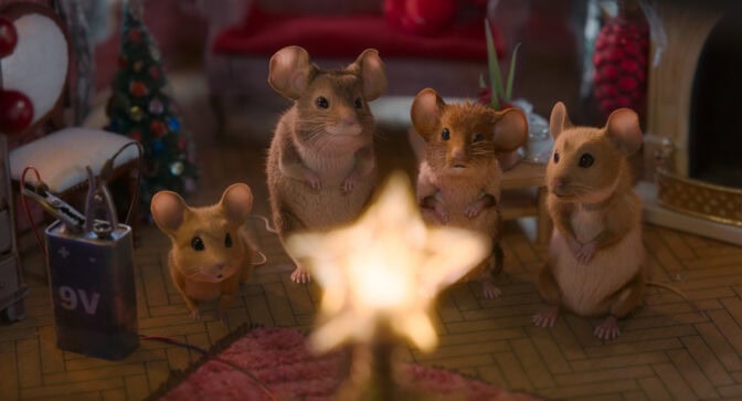 De er kanskje små, disse julemusene, men på kino er de størst! © Nordisk Film Distribusjon