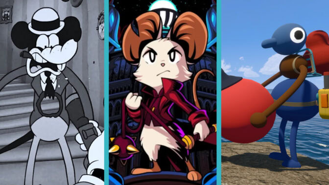 «Mouse P.I. For Hire», «Mina the Hollower» og «Big Walk».