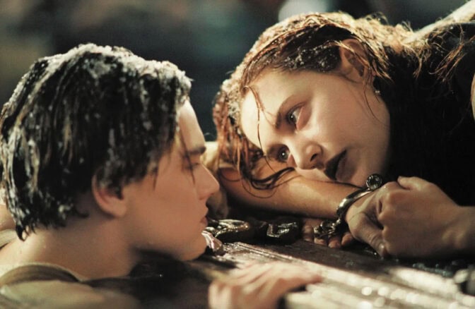 Kate Winslet og Leonardo Dicaprio i "Titanic"