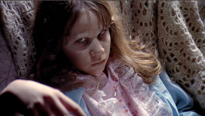 Linda Blair i «Exorcisten» fra 1973.