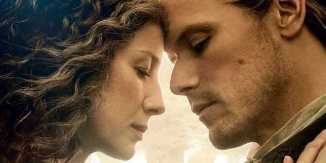 Snart ferdig for Caitríona Balfe og Sam Heughan.