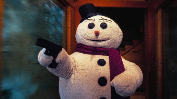 Stopp! Ellers skyter snømannen på ordentlig.