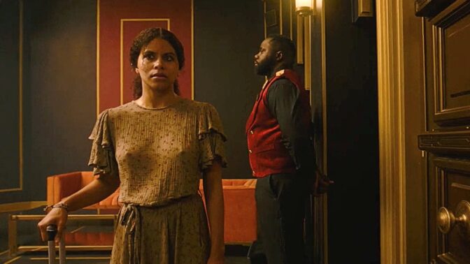Zazie Beetz og Paterson Joseph i 'They Will Kill You'.