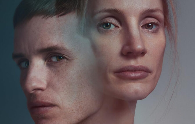 Eddie Redmayne og Jessica Chastain i "The Good Nurse"