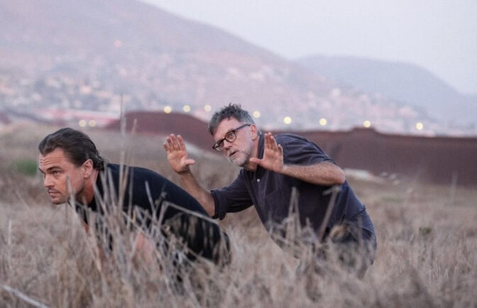Paul Thomas Anderson under innspillingen av «One Battle After Another»