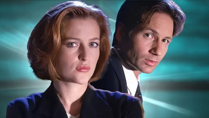 Mulder og Scully.