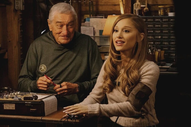 Robert De Niro og Ariana Grande.