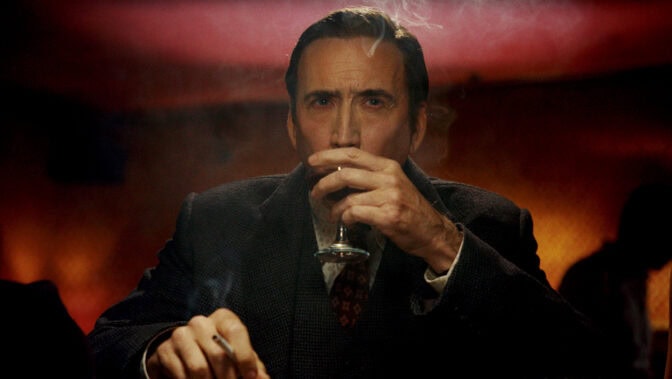 Nicolas Cage i den fargerike versjonen av «Spider-Noir».