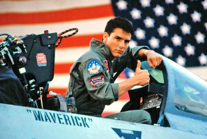 Tom Cruise i «Top Gun».