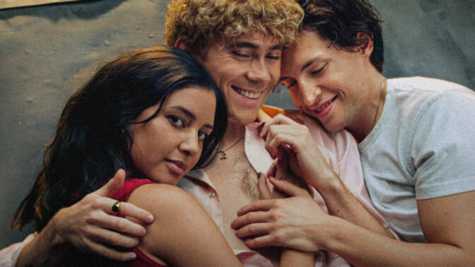 Rebecka Harper, Felix Sandman og August Wittgenstein.