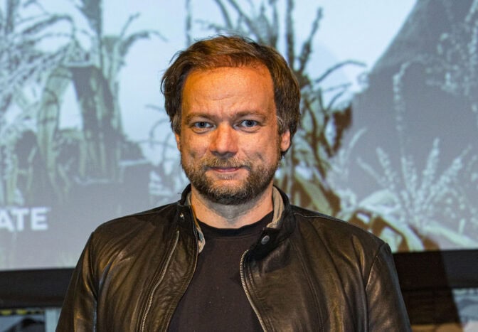 André Øvredal, her fra et arrangement i forbindelse med «Scary Stories to Tell in the Dark»