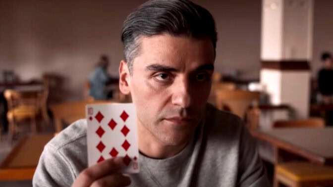 Oscar Isaac i «The Card Counter», en film med et premiss som minner litt om «The Roman».