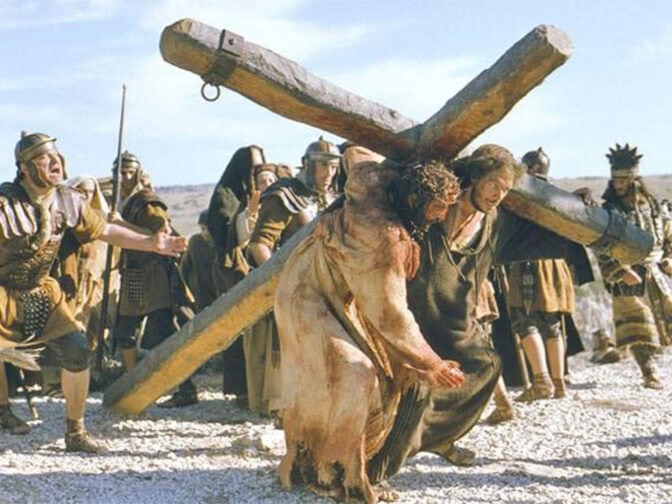 Jim Caviezel som Jesus i «The Passion of the Christ».