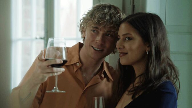Felix Sandman og Rebecka Harper.
