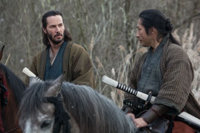 Keanu Reeves i «47 Ronin», regissert av Carl Rinsch.